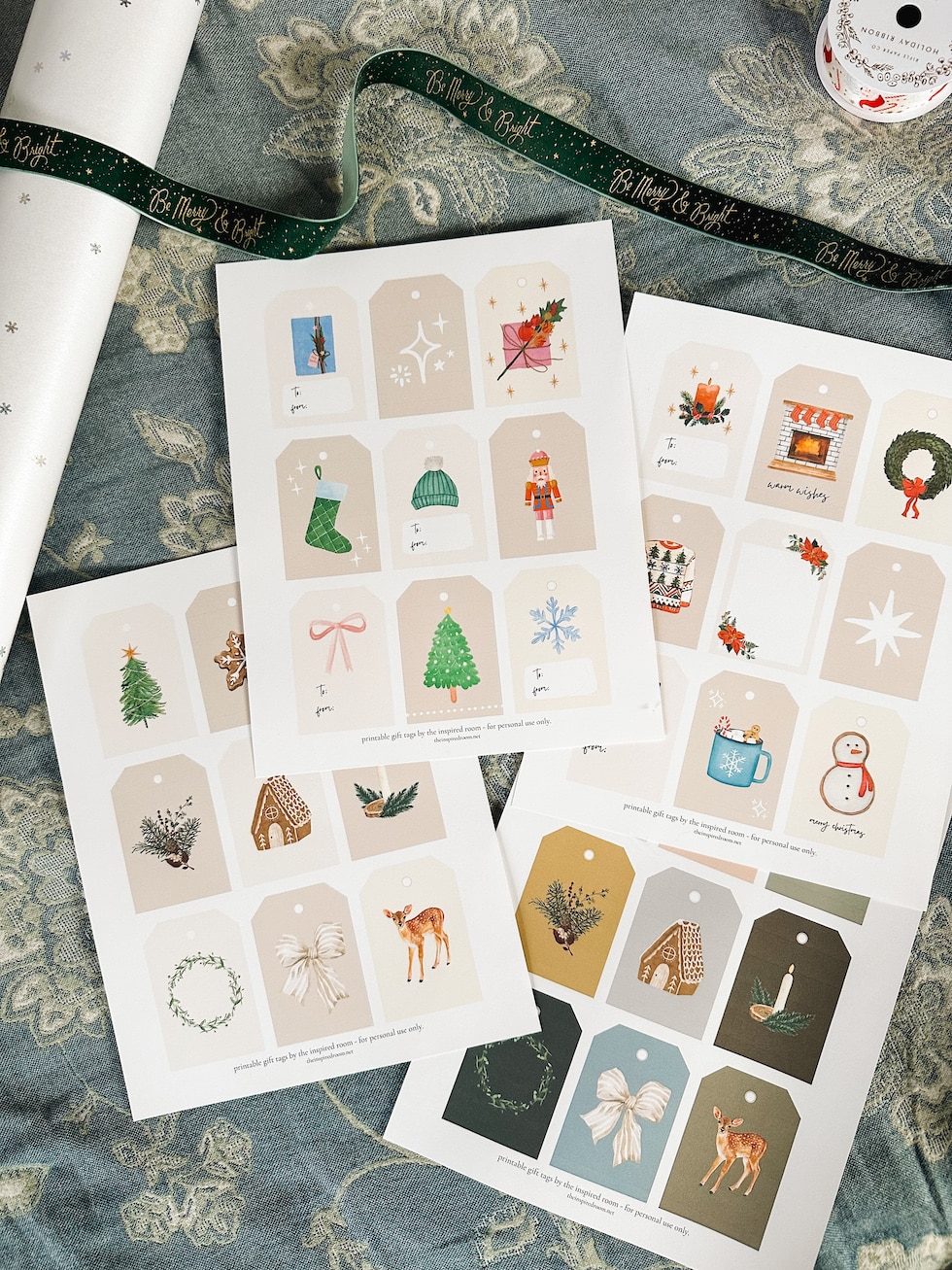 Free Printable Christmas Gift Tags Round Up 2023