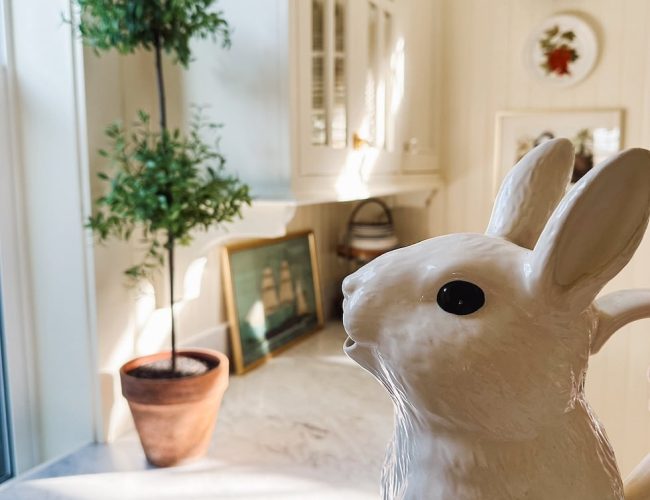 Spring Decorating with Bunnies (& Big Announcement!)